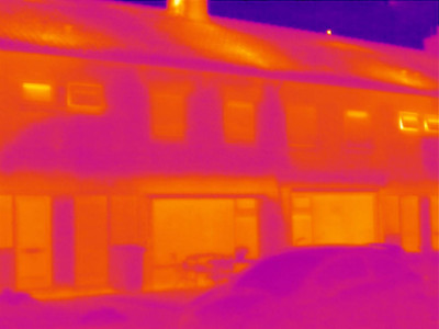 Thermografische opname gevel Thermografische opname gevel