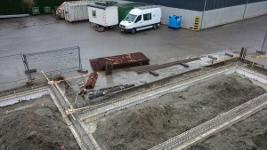 Fundering en betonvloer machinekamer Poppies Melissant
